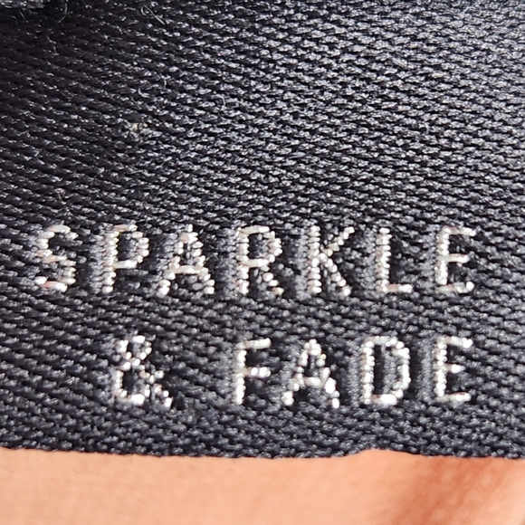 Sparkle & Fade Orange & Coral 3/4 Sleeve Layered Look Top Size XSmall - Picture 5 of 8